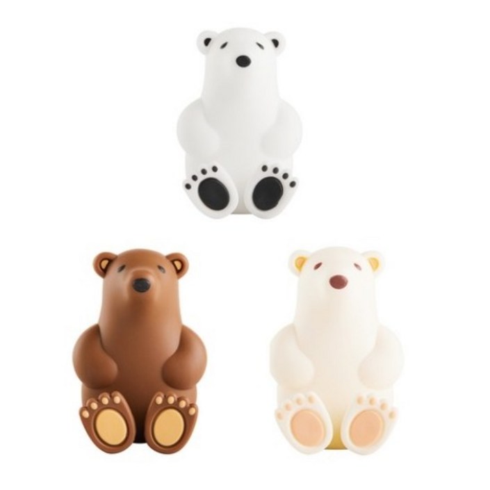실리콘 칫솔걸이 북극곰 칫솔꽂이 다용도 캐릭터 흡착 걸이 3세트, 아이크림화이트,커피브라운,화이트, 1set 실리콘 칫솔걸이 북극곰 칫솔꽂이 다용도 캐릭터 흡착 걸이 3세트, 아이크림화이트,커피브라운,화이트, 1set