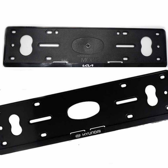 자동차용품 차량관리용품 모비스 순정 롱타입 번호판 플라스틱 케이스 보조판 가드 자동차내장용품 자동차외장용품, 현대, 2개