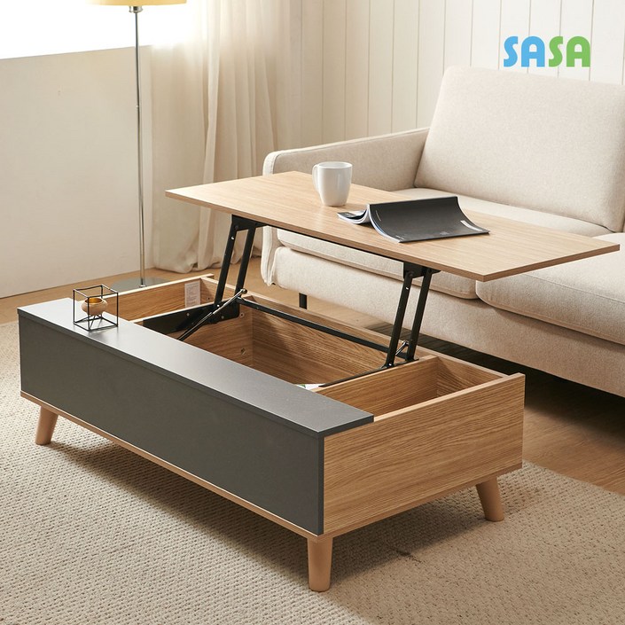 사사가구 자이언트 리프트테이블 좌탁티테이블