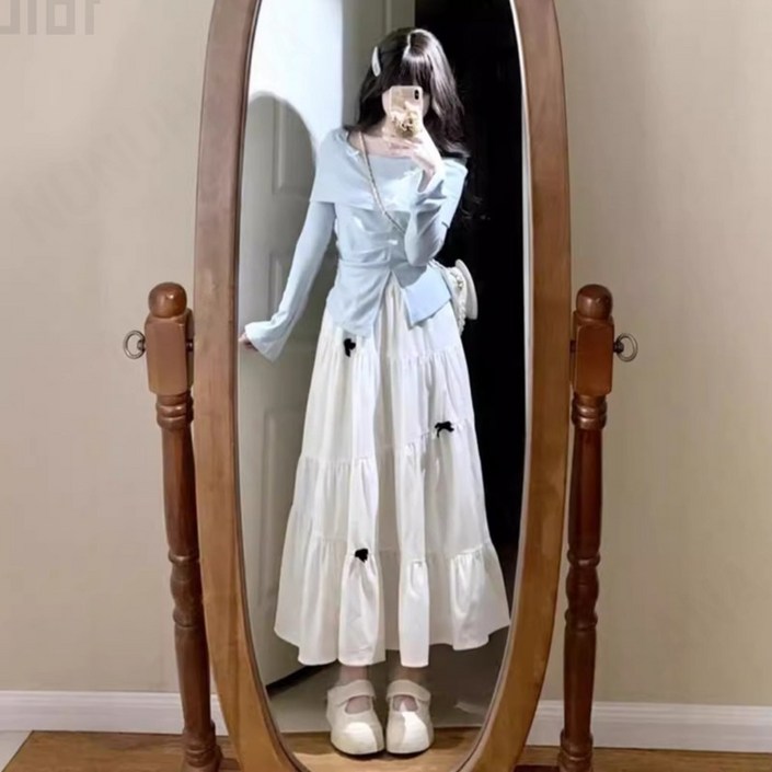 NUNUHANA 여성 반팔 트위드 세트 봄슬림핏 투피스 루즈핏 스커트 AMB00252