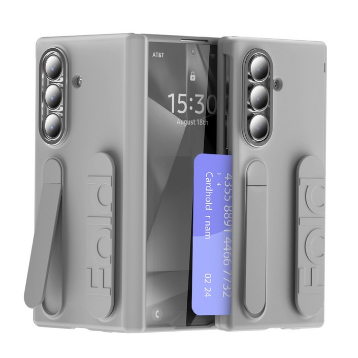 HEZO헤조 갤럭시 Z 폴드 카드수납 힌지보호 거치대 멀티 케이스