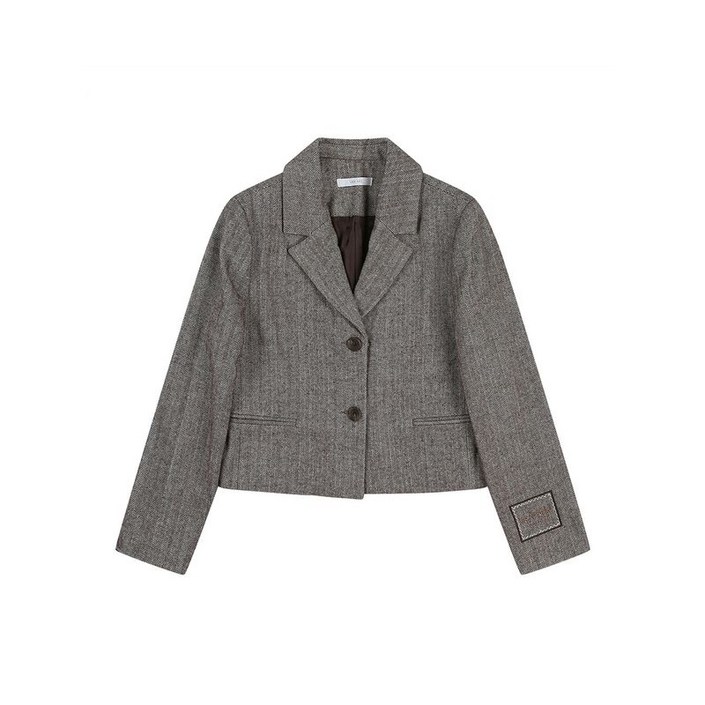 반에이크 헤링본 패턴자켓 VB2ZJKQ301Z