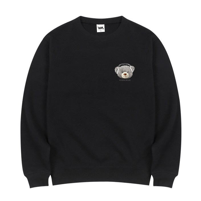 베르디베어 곰돌이 남자 여자 맨투맨 티셔츠 긴팔티