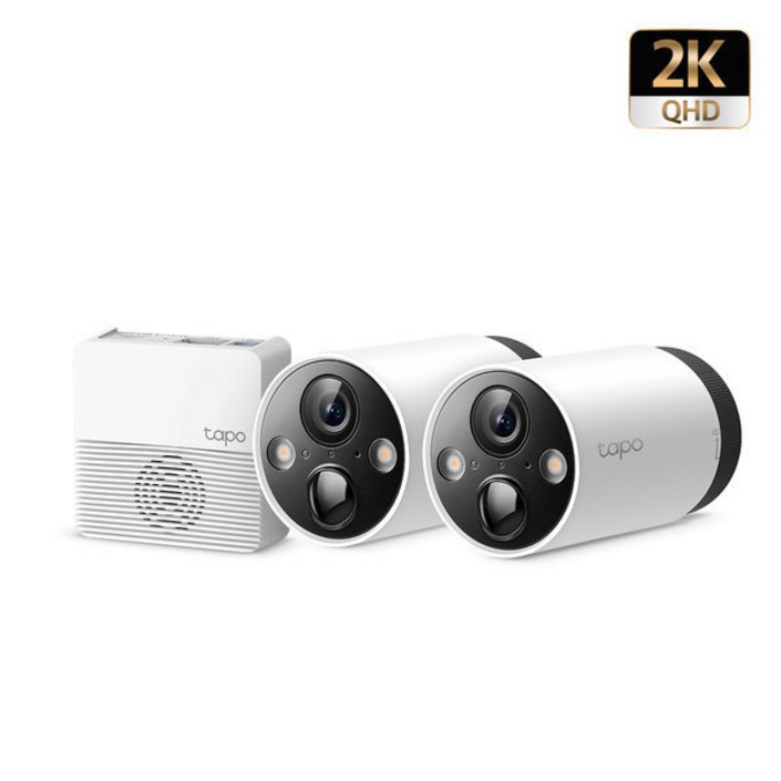 Tapo C420S2 400만 화소 가정용 홈 CCTV 허브 연동 배터리 타입 무선 카메라, 단일상품, 1개