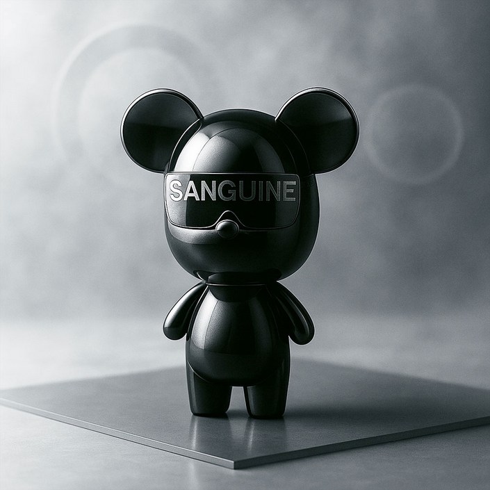 생귄 명품 캐릭터 차량용 방향제 걸이형 송풍구형