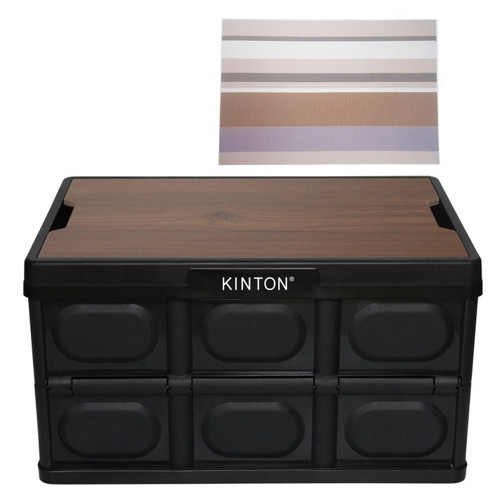 킨톤 트렁크정리함 캠핑 테이블  상판 티크 MTI9  식탁매트