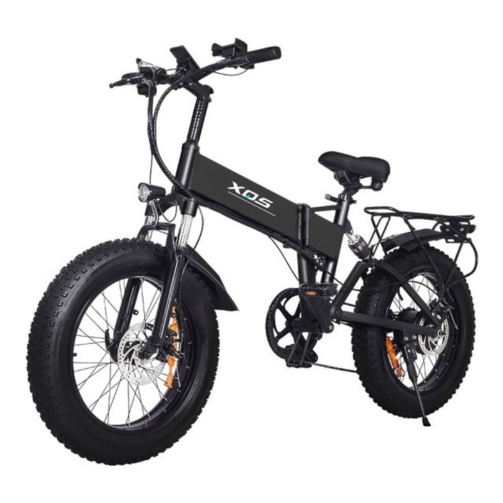 산악 오프로드 스노우 타이어 전기자전거 XQSG20 1000W 타이어 Ebike 20, 검은 색