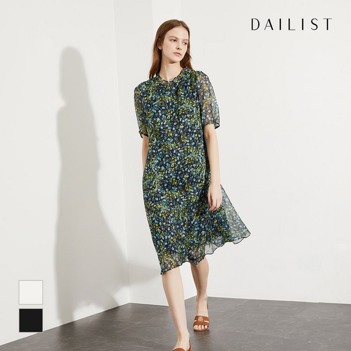 [데일리스트] 프린트 쉬폰 원피스_MDEOA3M3451