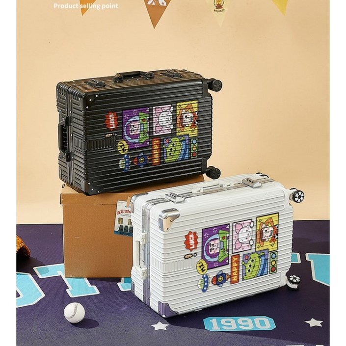 디즈니 캐릭터 20인치 여행용 대용량 캐리어 레이디백