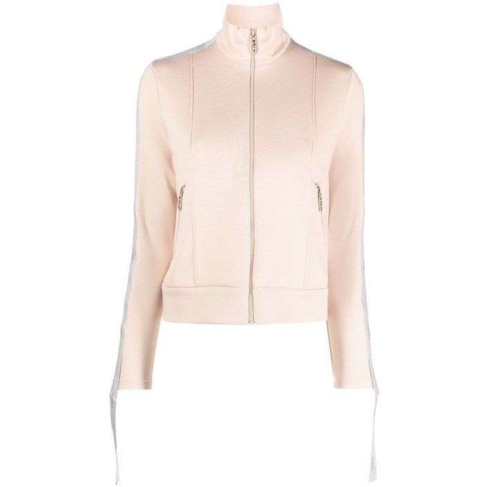 펜디 로고 테이프 집업 스웨트셔츠