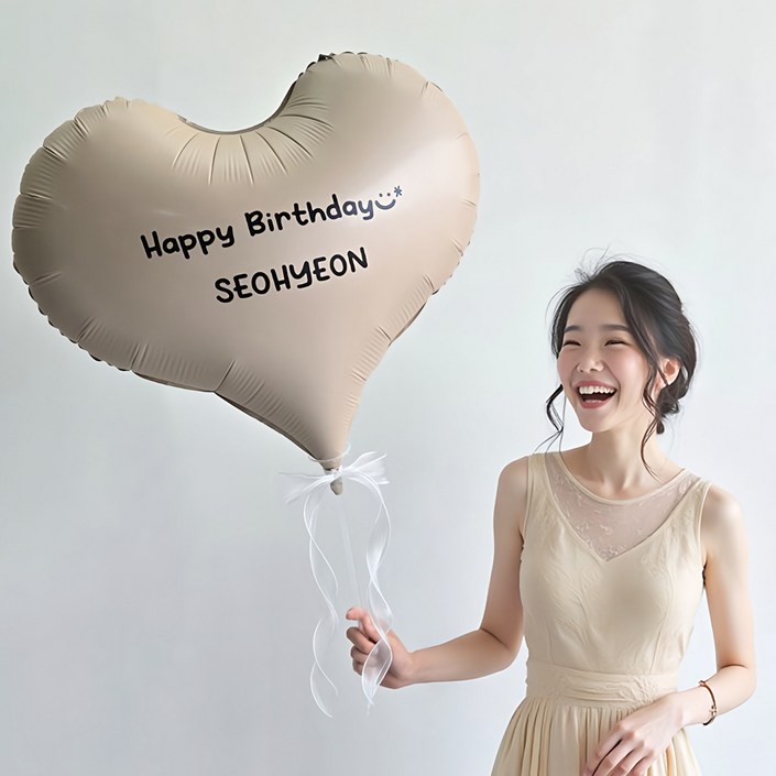 이벤트홀릭 빅 하트 커스텀 레터링 풍선 스탠드 세트자유문구 스티커 생일파티용품 프로포즈 기념일