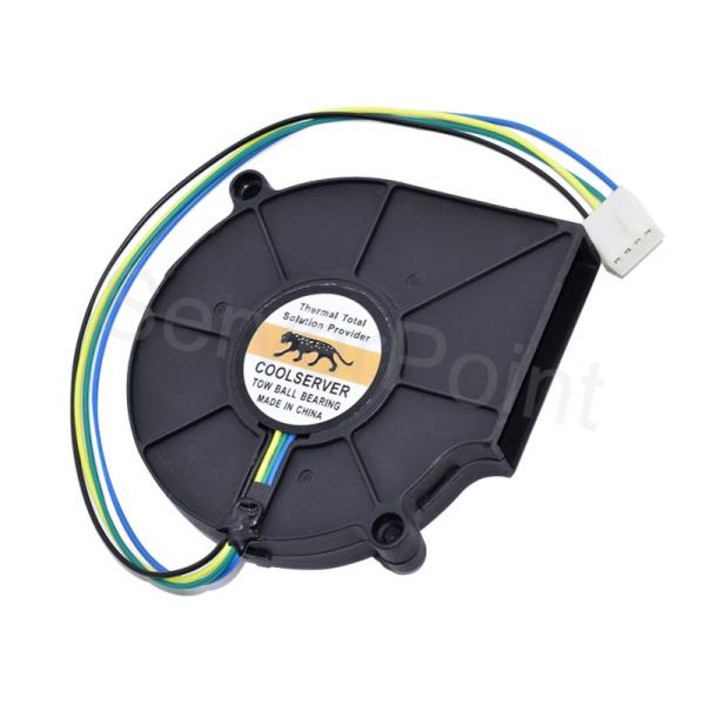 쿨서버 용 BB755BU B2755BU 용 DC 2V 0.80A 4 선식 서버 송풍기 냉각 팬