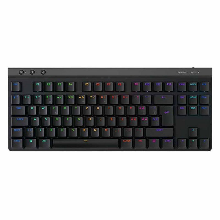 로지텍 G515 라이트스피드 TKL 무선 기계식 게이밍 키보드, 블랙, 단일 상품, 리니어축