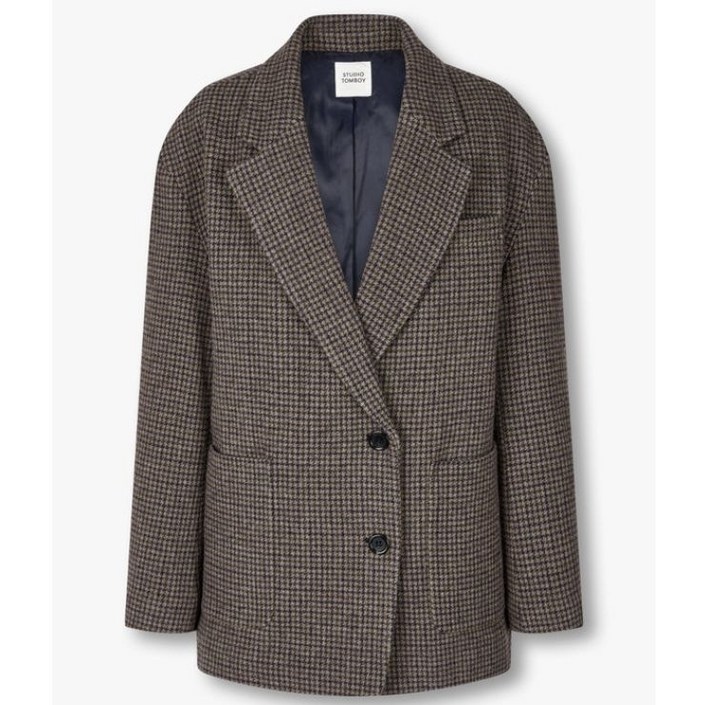 스튜디오 톰보이 체크 오버핏 자켓9104412912 577162