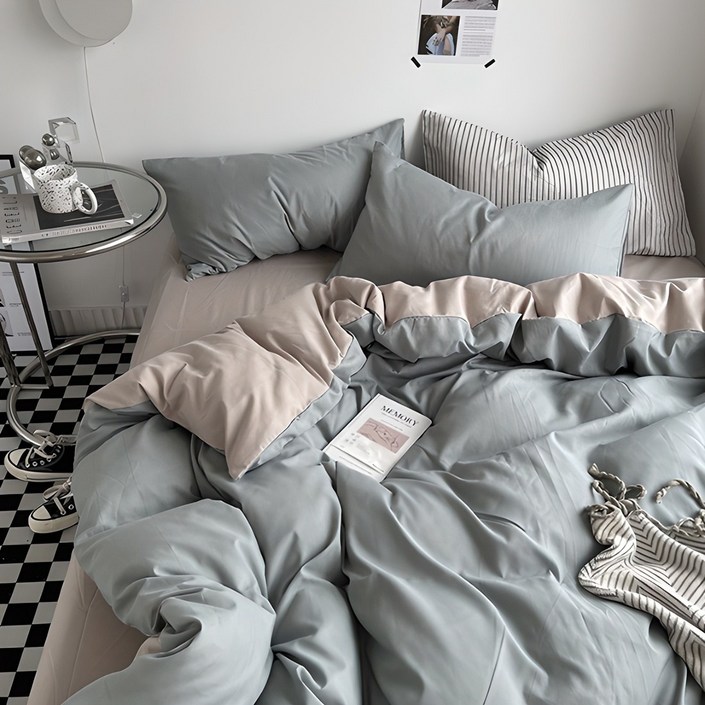 데이소이 클래식 무지 침대 이불 커버