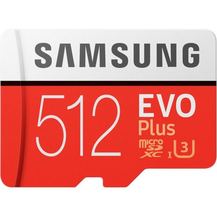 삼성 EVO 플러스 512GB 마이크로SD 카드 어댑터 MBMC512HAEU