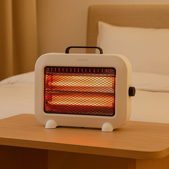 루미트론 이동식 석영관 미니 2단 전기히터