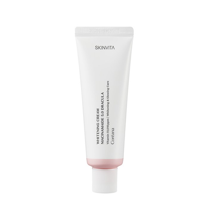 청순 톤업 연출 미백크림 코리아나 스킨비타 화이트닝 크림 나이아신아마이드 5.0 드라큘라, 1개, 60ml