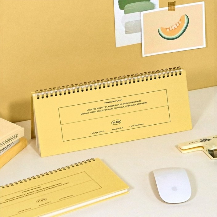 탁상 주간 다이어리 위클리 플래너 데스크 스케줄러 계획표
