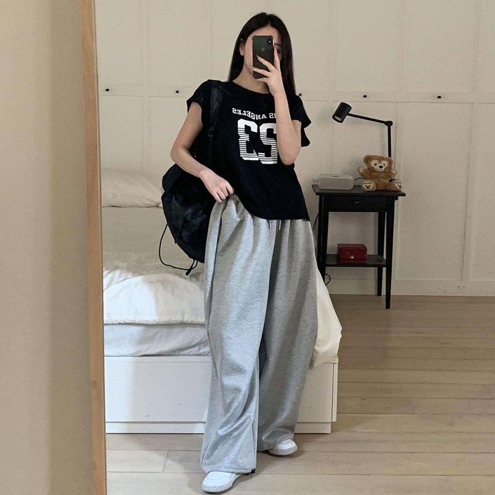 와이드 트레이닝 팬츠