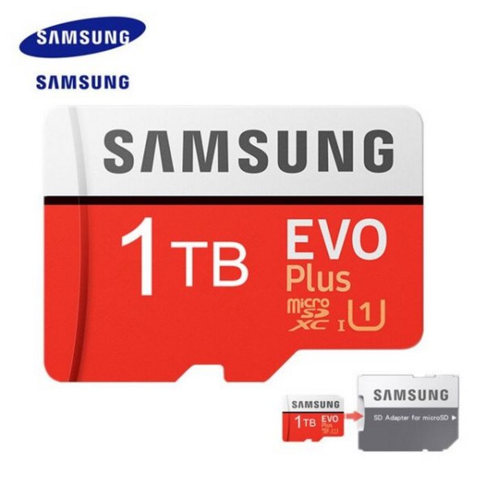 새로운 원본 Samsung SD 카드 128GB 256GB 512GB 1TB 메모리 카드 Class10 EVO 선택 TF 카드 Minisd 플래시 Usb Pendrive 무료 어댑 - 쇼핑뉴스