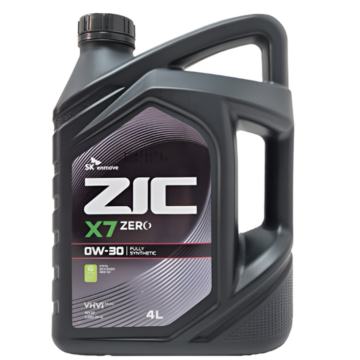 ZIC X7 지크 0W30 제로 엔진오일 1리터 합성유 합성 가솔린 택시, 4L, 1개
