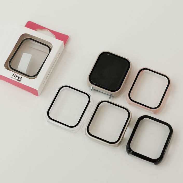 우먼스9999 퍼스트 스마트워치 전용 케이스 풀커버 강화유리 초등학생 퍼스트워치 46mm, 2개 우먼스9999 퍼스트 스마트워치 전용 케이스 풀커버 강화유리 초등학생 퍼스트워치 46mm, 2개