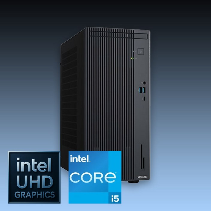 ASUS 데스크탑 가성비 사무용 인강용 PC, ExpertCenter P500MV13420H1800, WIN11 Pro, 1TB, 32GB, 블랙