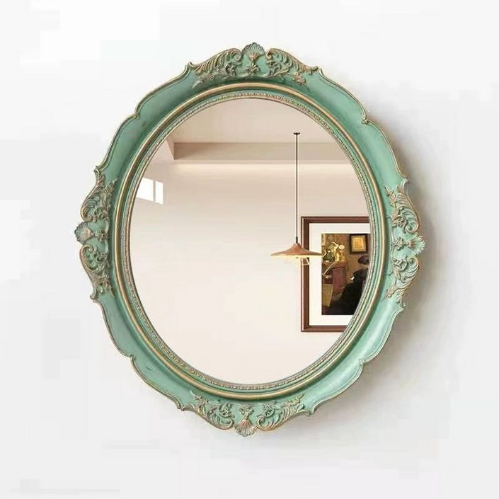 벽거울 프렌치 원목 벽걸이 화장실거울 엔틱 인테리어