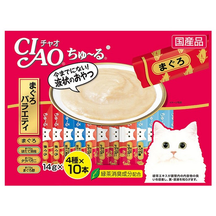 이나바 고양이 챠오츄르 버라이어티 간식 이나바 고양이 챠오츄르 버라이어티 간식