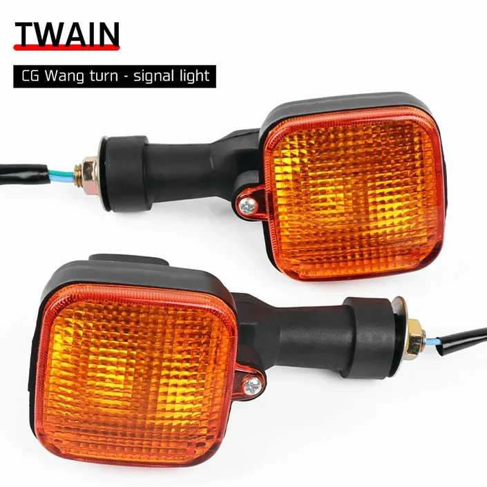[호환] 혼다 CG125/JH125L/CB250/CA250/XL125 오토바이 깜박임 표시등에 적합한 호박색 방향 지시등.