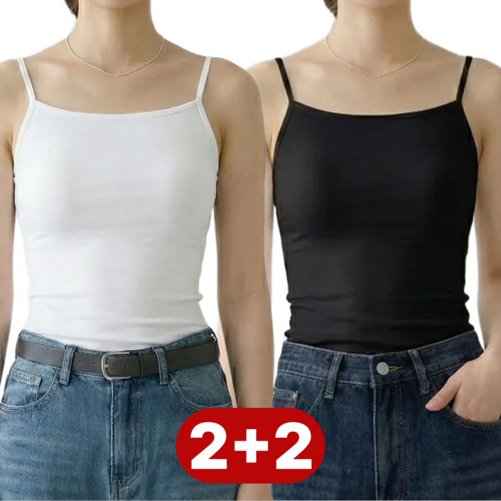 데이그린 넣어입는  여성 끈나시 4p DGT014