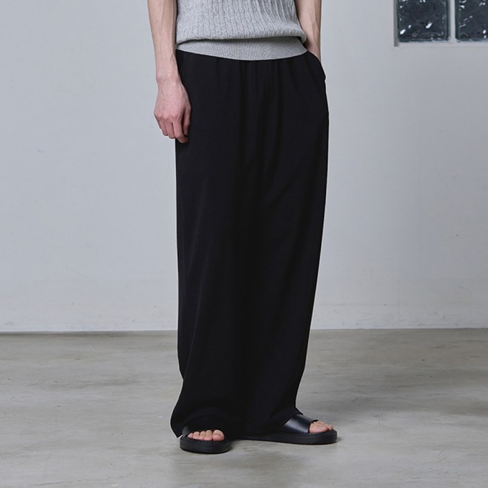 에이지오디 와이드 밴딩 슬랙스 데일리 남녀공용 바지 팬츠 사계절 캐주얼 와이드팬츠