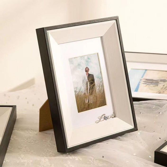 디모어 감성우드 입체 인테리어 미니멀 스탠드 액자
