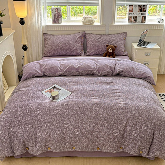 리진 플로아 린넨 이불커버 더블 (180X220cm)