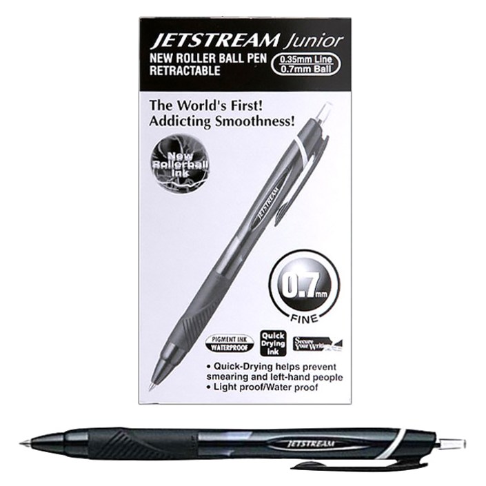 유니 제트스트림 유성볼펜 0.7mm SXN15007, 블랙, 10개 유니 제트스트림 유성볼펜 0.7mm SXN15007, 블랙, 10개