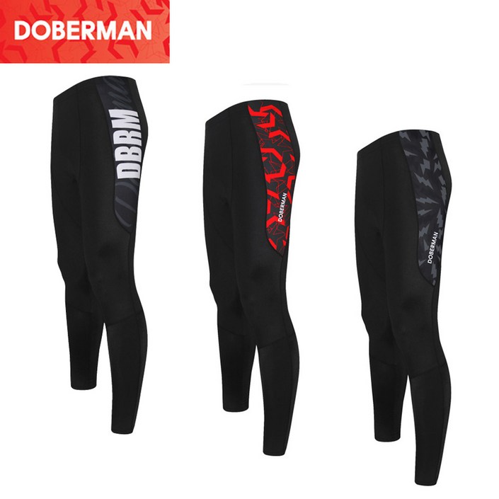 도베르만 자전거 긴바지 9부팬츠 라이딩복하의 남여공용