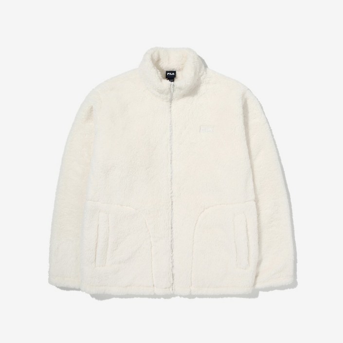 FILA 베이직 실키보아 플리스 자켓 FS2PLG4101XSWH