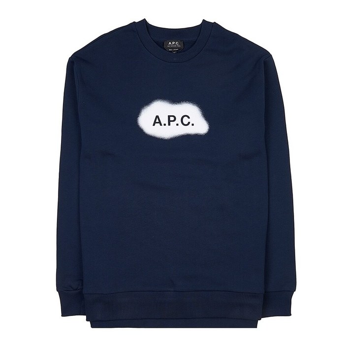 라벨루쏘 APC 남성 알라스터 로고 맨투맨 COEIP H27825 IAK