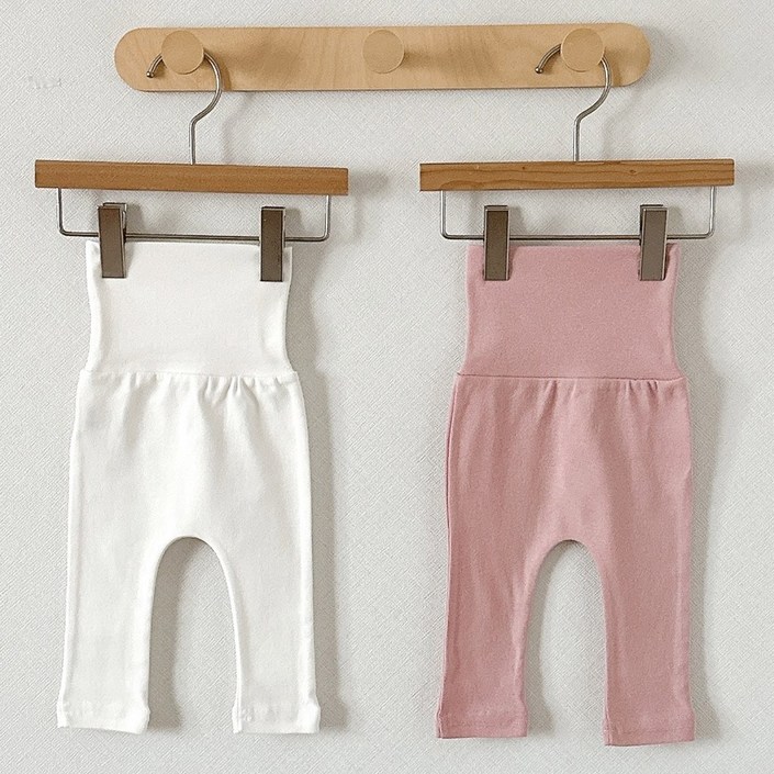 아이스토리키즈 40수 배앓이방지 레깅스 2P 국내산 유아바지 데일리