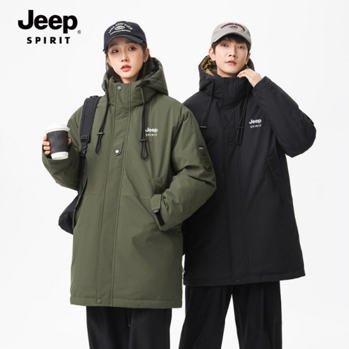 지프스피릿 JEEP SPIRIT 남여공용 아웃도어 롱패딩 JP2375
