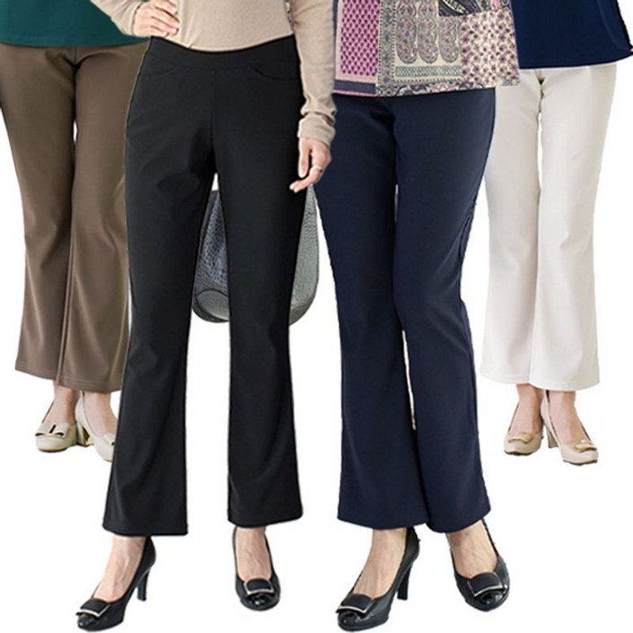 로즈맘 시그니쳐나팔밴딩바지 엄마바지