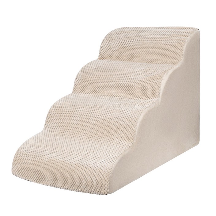 고밀도 스폰지 미끄럼 방지 반려동물 계단 곡선 계단 무릎 압력을 줄이다 개 계단, 5단, 1개