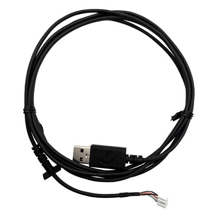 G102 G Pro 유선 Hero 히어로 게이밍 마우스 USB 케이블 교체 화이트 블랙, 블랙