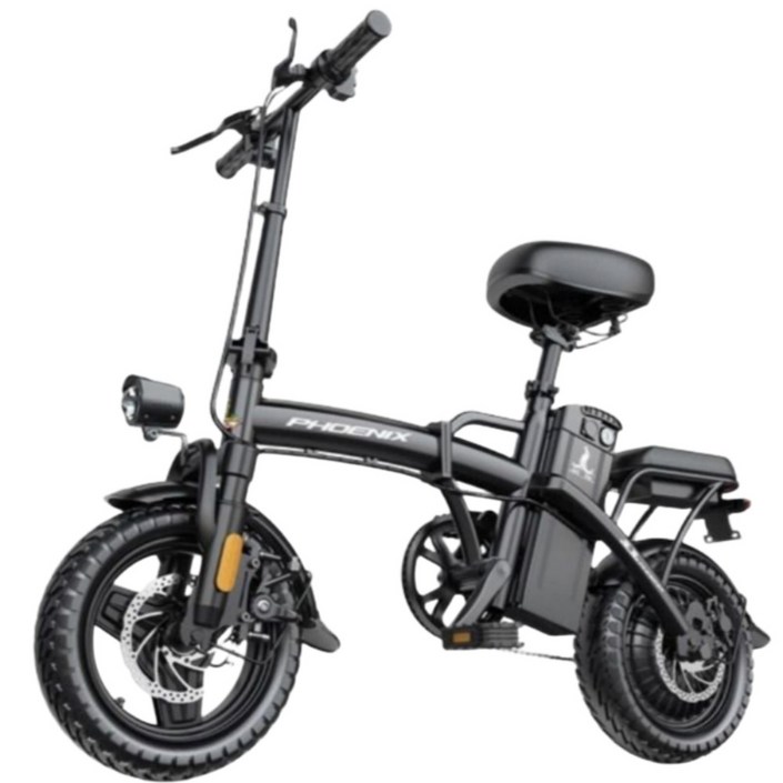 볼트란 접이식 전기자전거 고출력 전동 자토바이 출퇴근 배달, 기본형, 스틸