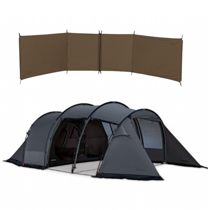 코베아 고스트 플러스 탄 챠콜 풀 세트 터널형 거실형 텐트 장박 캠핑 동계 대형