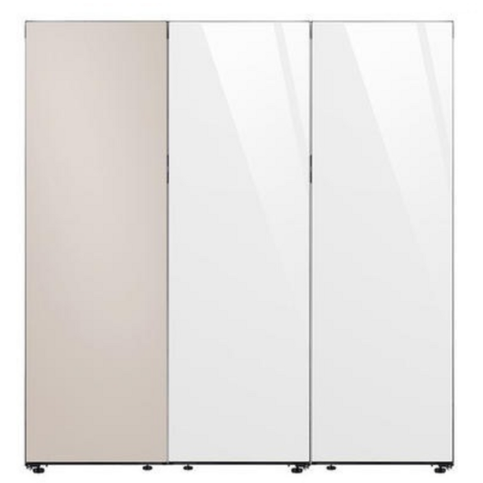 [환급가전]  삼성전자 비스포크 냉장+냉동+김치냉장고 세트 1도어 키친핏 1104리터 RR40C7905AP+RZ34C7905AP+RQ34C7915AP