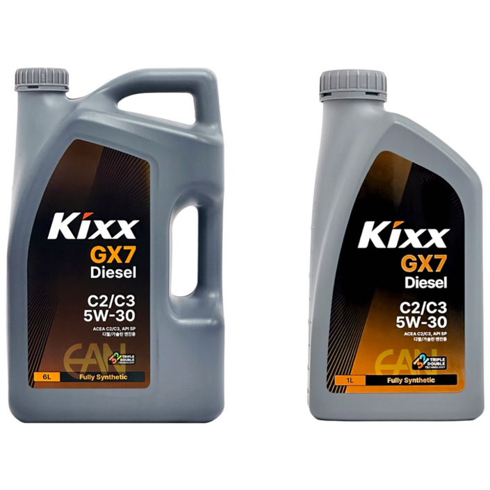 KIXX D1 C2 C3 5W30 6L 1개 1L 1개 디젤 엔진오일, 5w30, 1개, 7L, GX7 Diesel C2C3 5W30 6L1L