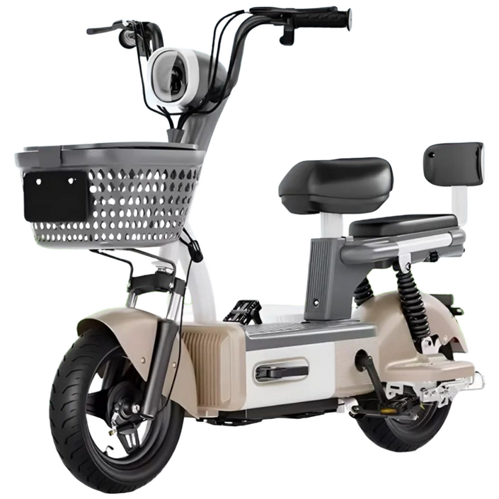 조이투컴 전기자전거 전동자전거 고출력 휴대용 가성비 자전거 48V 출퇴근전용 자토바이 등하원, 5.블랙, 경량스틸