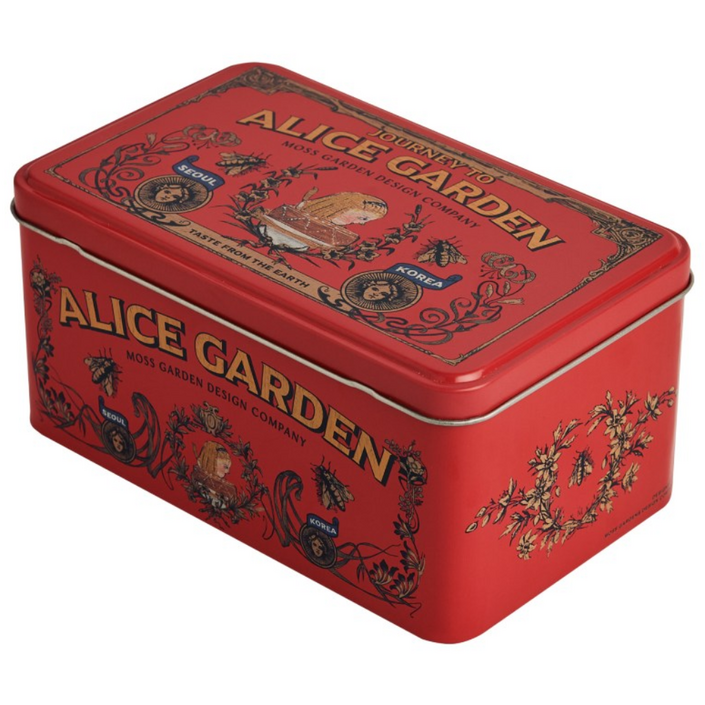 모스가든1919 사각 틴 케이스 (3type), 1개, 앨리스가든